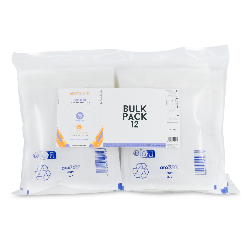ICP FLEX 12-PACK BULK (12 ICP Reef Water ICP FLEX)